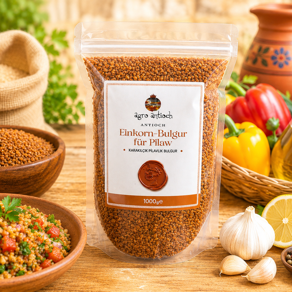 Einkorn-Bulgur für Pilaw